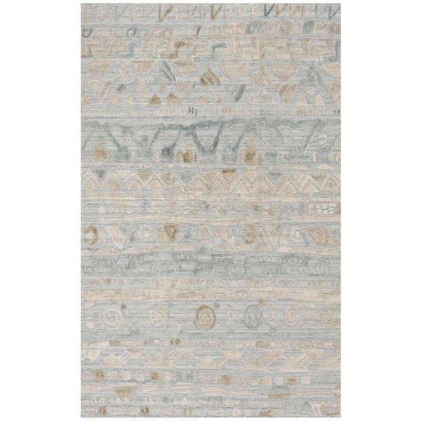 Safavieh 9 x 12 ft. Rectangle Elements Bohemian Area Rug Light Blue & Beige ELM181M-9